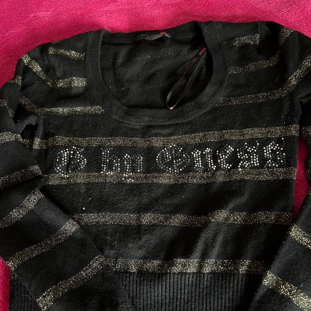 G by GUESS fitted sweater y2k